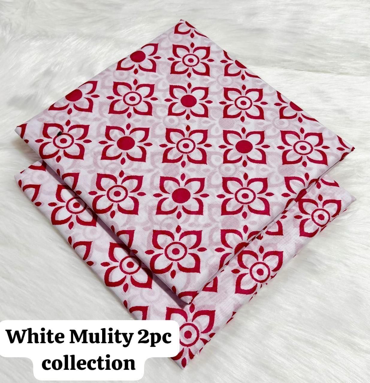 Premium White Lawn 2PC - RB-68