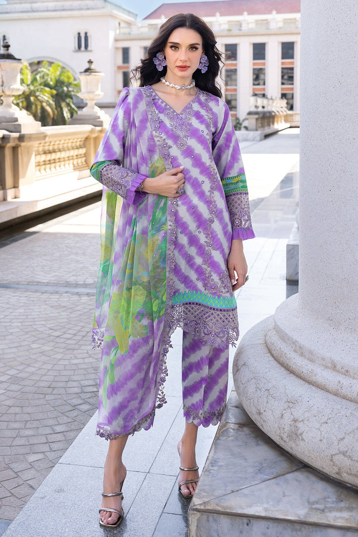 Charisma Purple Luxury Lawn