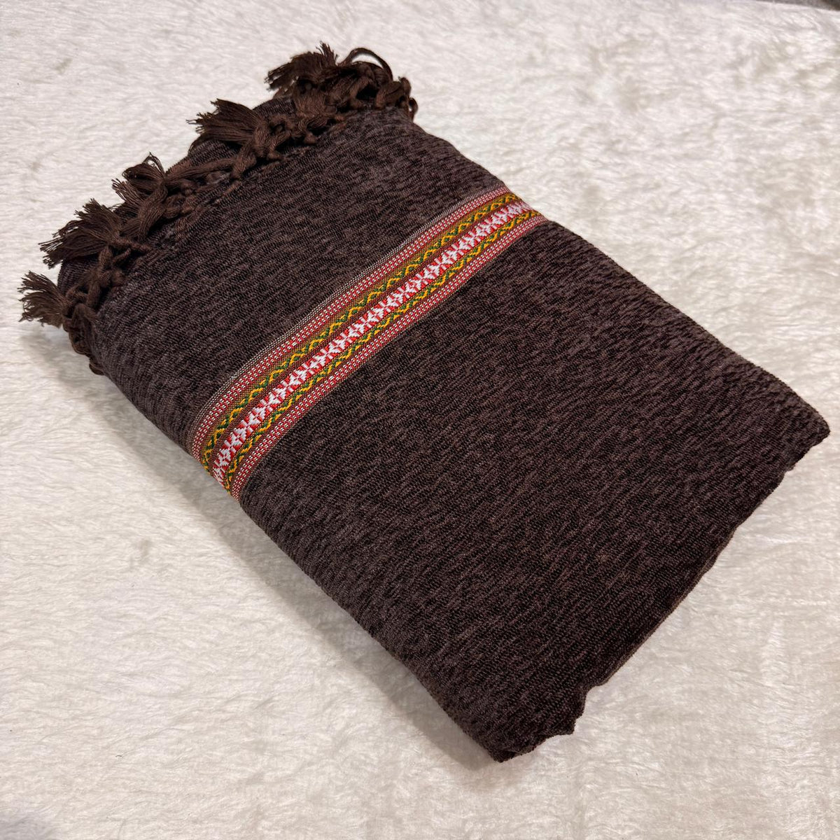 Pure Velvet Shawl For Men Traditional Dussa Shawl - vs 01