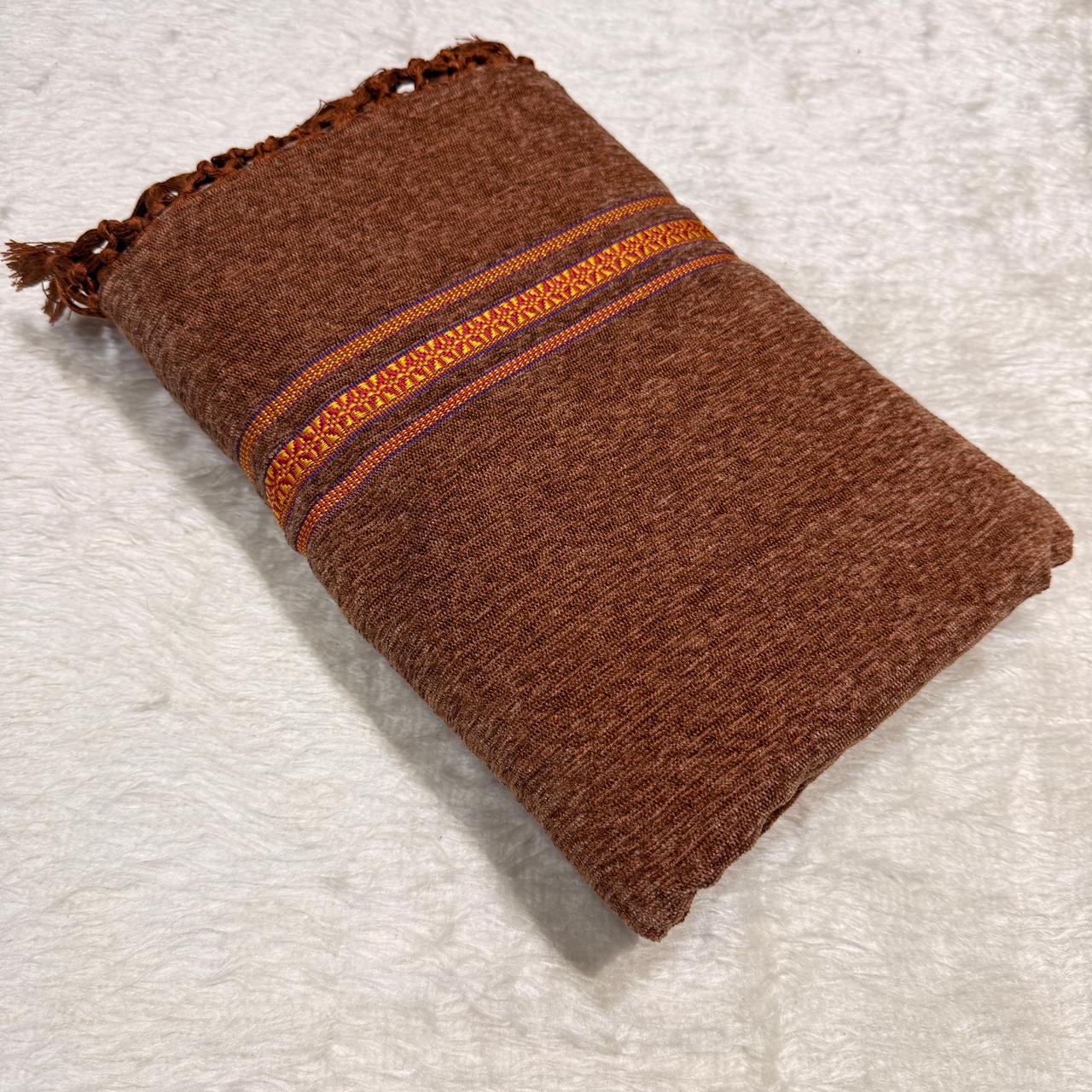 Pure Velvet Shawl For Men Traditional Dussa Shawl - vs 05