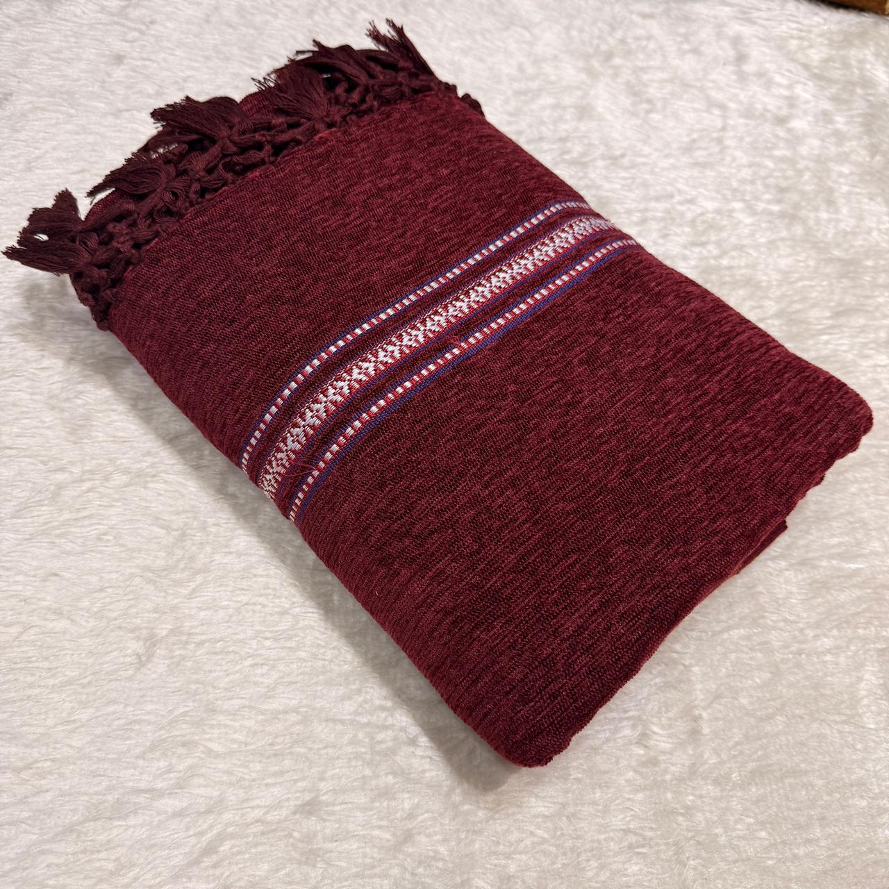 Pure Velvet Shawl For Men Traditional Dussa Shawl - vs 09