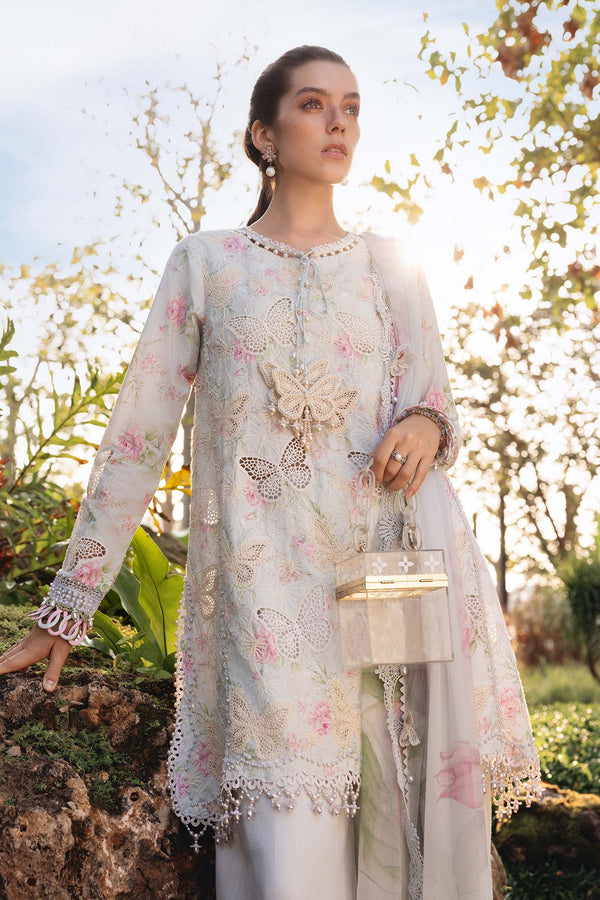 Maria B Lawn Chikankari Luxury Embroidered 3 Piece Dress - MPT-2901