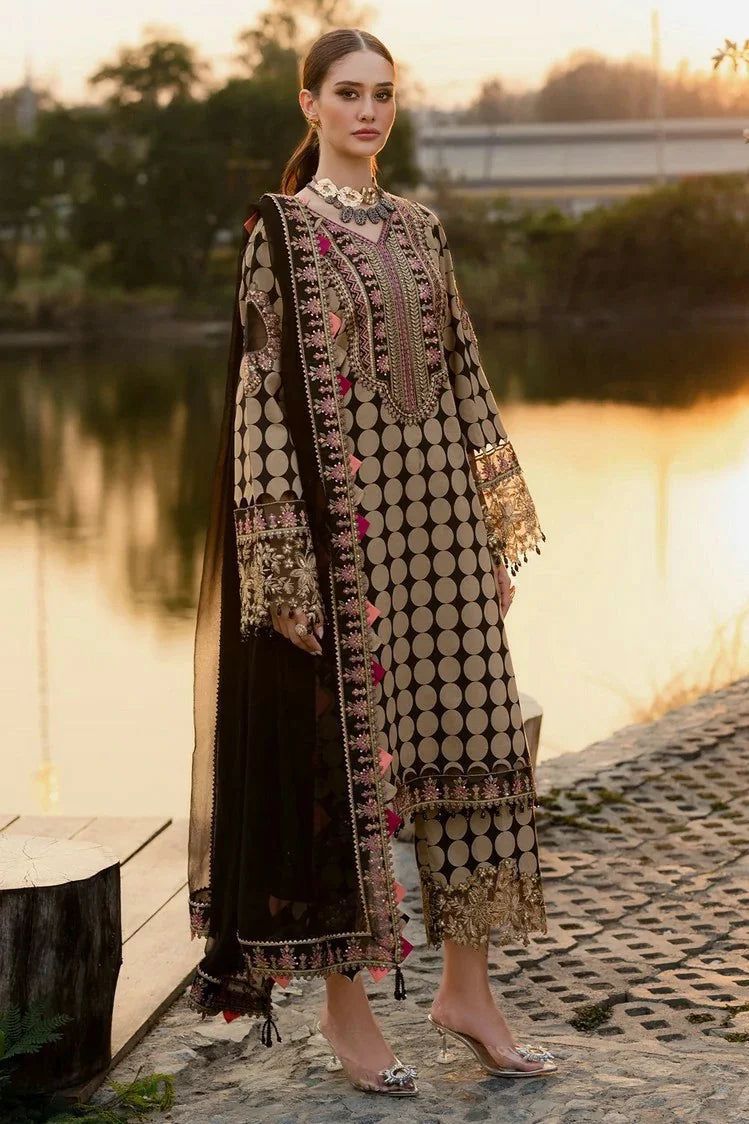 Charizma Qara Festive Lawn Embroidery 3Piece Unstitched