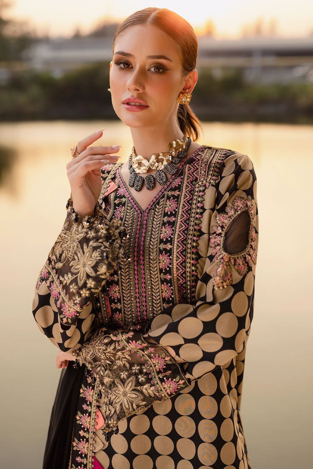 Charizma Qara Festive Lawn Embroidery 3Piece Unstitched