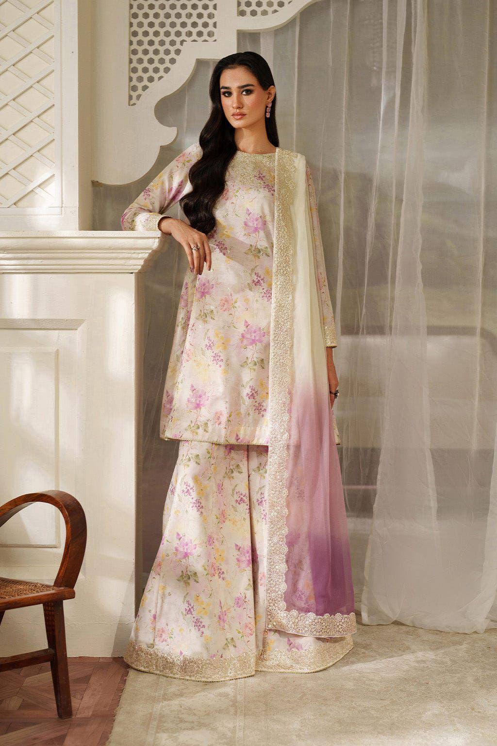 Heavy Embroidered Iznik Lawn Collection Unstiched - IZ 275