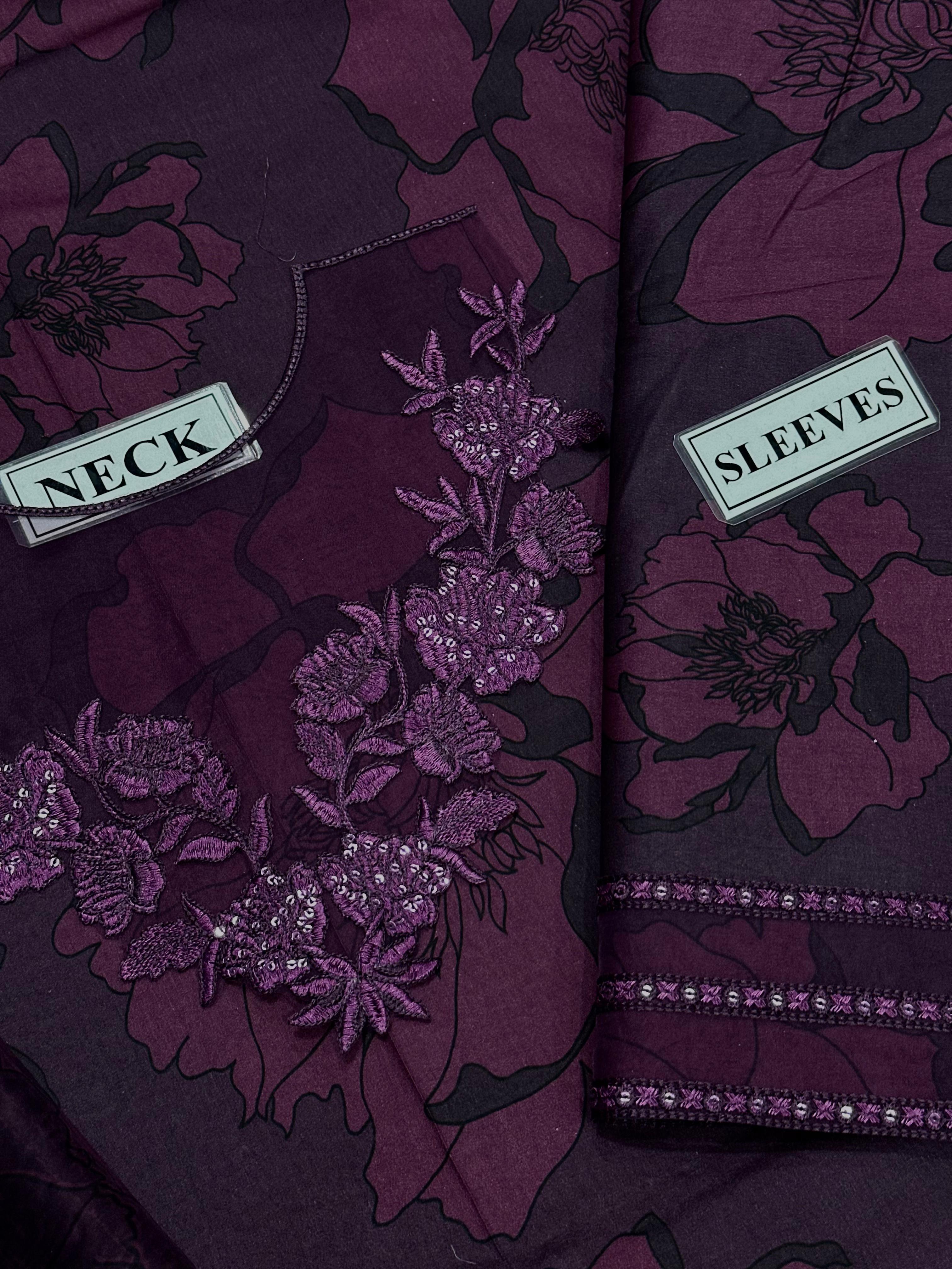 Iznik Luxury Embroidered Lawn Unstitched Collection UE -351