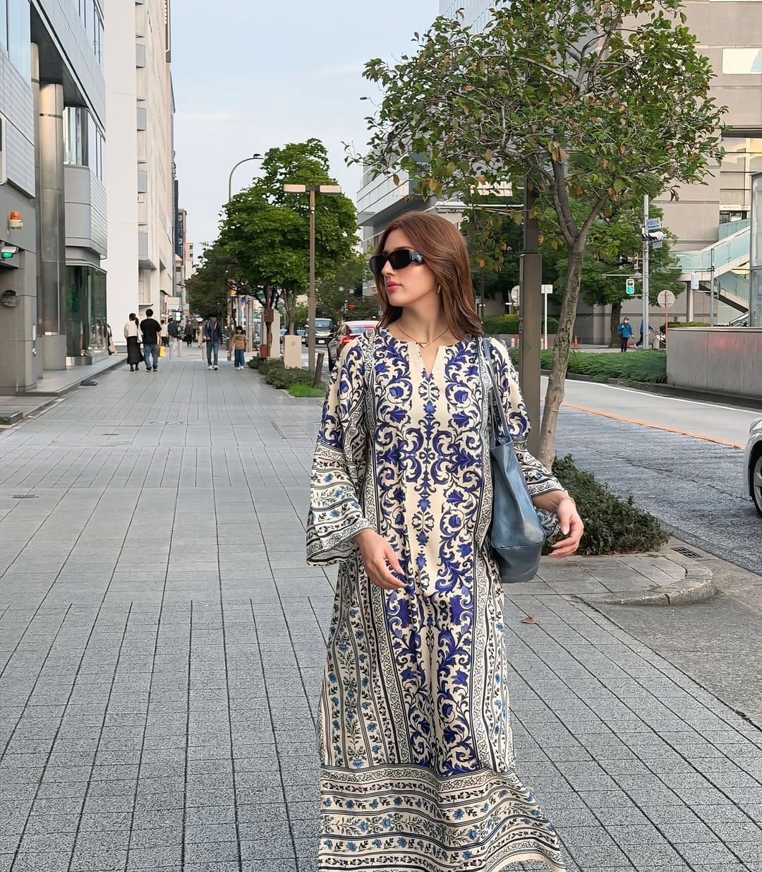 KF14 - Printed Kaftaan