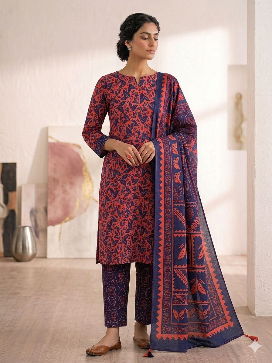 BAREEZE 3 piece Print Vol BR-04