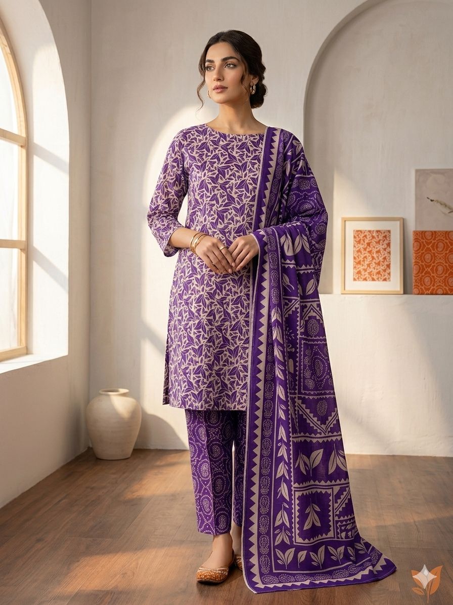 BAREEZE 3 piece Print Vol BR-06