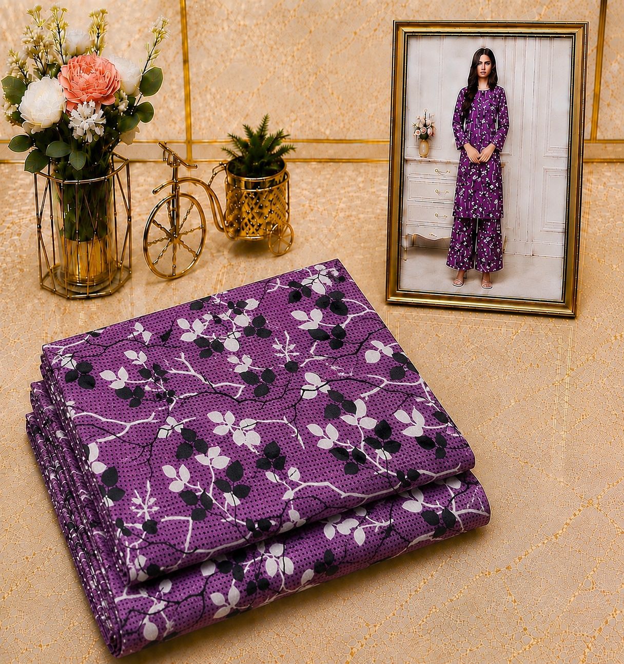 PRINTED COTTON  2PC [ SALE OFFER ] PC-75