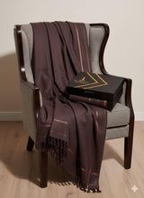 Men's Winter Shawl -Chocolate