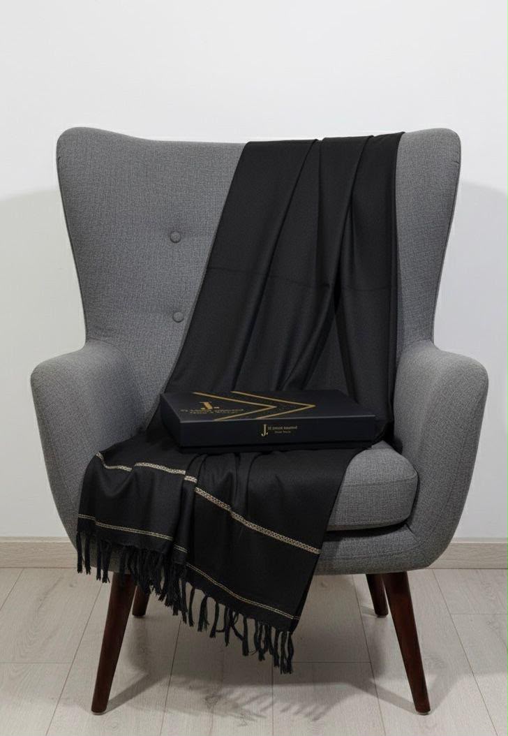 Men's Winter Shawl - Black