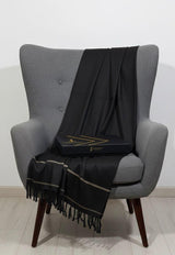Men's Winter Shawl - Black