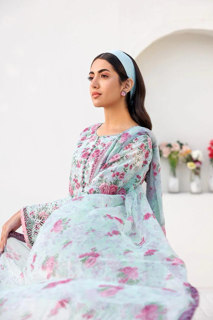 FARASHA LAWN PRINTED EMBROIDERY DRESS 3 PIECE UNSTITCHED